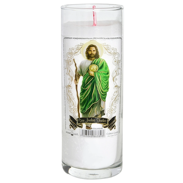 Vaso Cubero Largo Virgen de Guadalupe y San Judas Tadeo