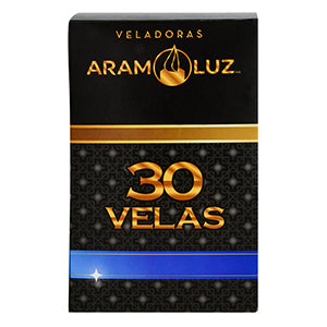 Velas Blancas 30 pz Aram Luz