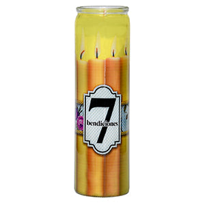 Veladora Colores 7 Bendiciones Aram Luz