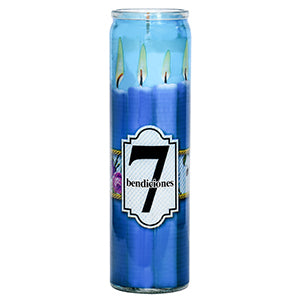 Veladora Colores 7 Bendiciones Aram Luz