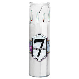 Veladora Colores 7 Bendiciones Aram Luz