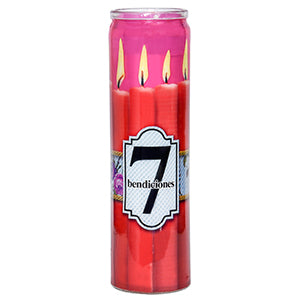 Veladora Colores 7 Bendiciones Aram Luz
