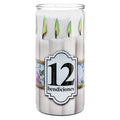 VELADORA 12 BENDICIONES COLORES Aram Luz
