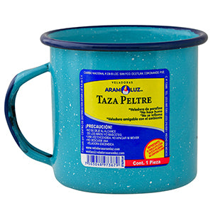 Veladora Taza Peltre Aram Luz