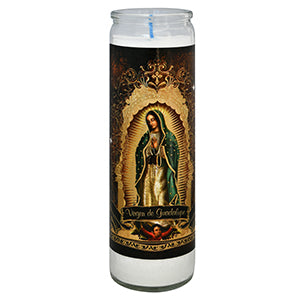 Virgen de Guadalupe Linea Dorada Vaso 100 Aram Luz