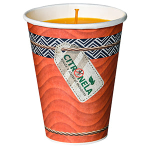 Citronela Veladora Vaso Carton 12 Oz Aram Luz