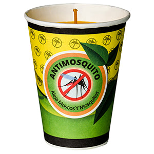 Citronela Veladora Vaso Carton 12 Oz Aram Luz